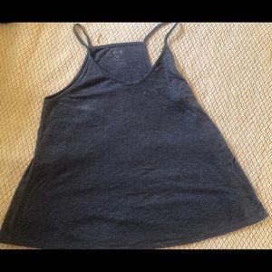 Gray Flowy Tank Top